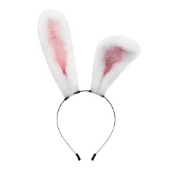 Halloween Bunny Ears Headband Lolita Pink