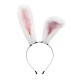 Halloween Bunny Ears Headband Lolita Pink