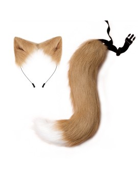 A Fake Fox Plush Tail A Fake Fox Plush Tail