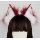 Cat Ears And Hair Bands For Animal Ears  Red and White