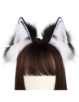 Cat Ears And Hair Bands For Animal Ears Black And White