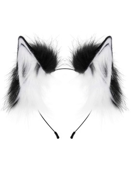 Cat Ears And Hair Bands For Animal Ears Black And White Cat Ears And Hair Bands For Animal Ears Black And White