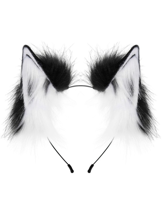 Cat Ears And Hair Bands For Animal Ears Black And White