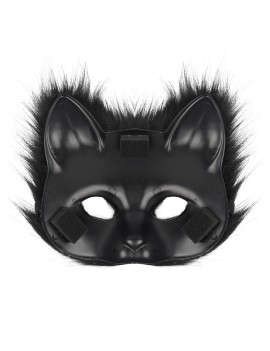 Fox Mask Glove Tail White Three-Piece Set