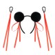 Nezha 2 Devil Children Make Sea With The Same Ball Hair Hoops Black