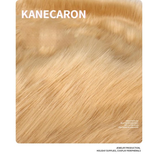 Handmade Plush Cat Ear Headband Cute Cat Lady, Brown And White.