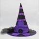 Halloween Flowers Purple Witch Hat