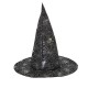 Silver Spider Web Witch Hat