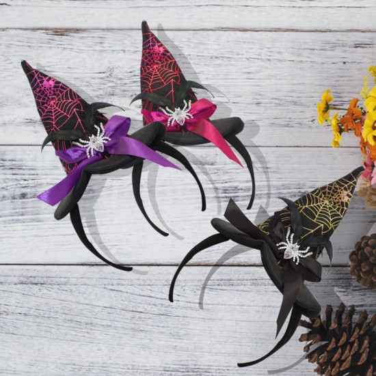 Purple Spider Headband