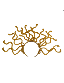 Medusa Headband Gold Snake Headpiece Halloween Costume Hair Accessories For Women And Girls