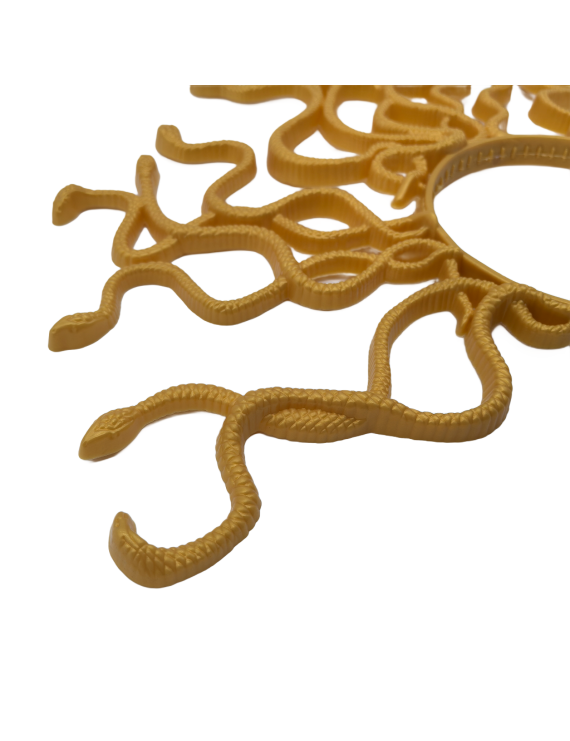 Medusa Headband Gold Snake Headpiece Halloween Costume Hair Accessories For Women And Girls