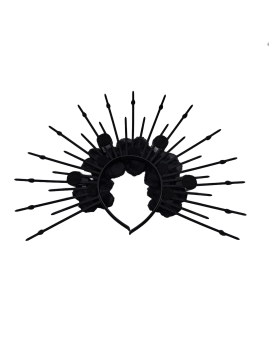 Skull Spike Headband Halloween Costume Hair Accessories For Women And Girls Skull Spike Headband Halloween Costume Hair Accessories For Women And Girls