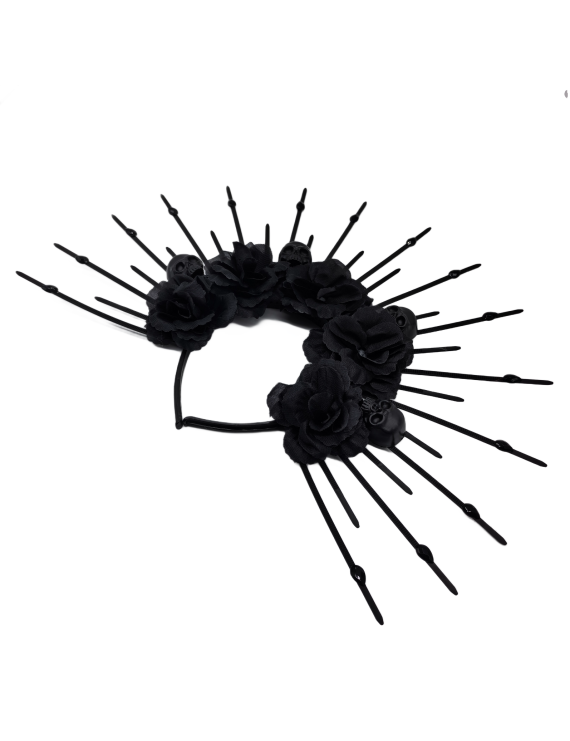 Skull Spike Headband Halloween Costume Hair Accessories For Women And Girls