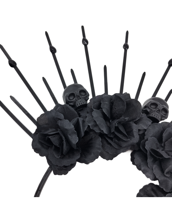 Skull Spike Headband Halloween Costume Hair Accessories For Women And Girls