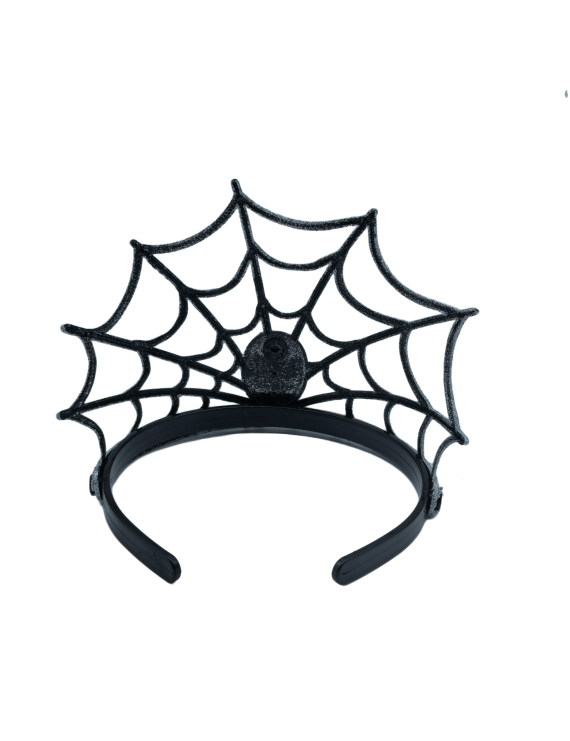 Silver Spider Web Headband Halloween Costume Hair Accessories For Women And Girls