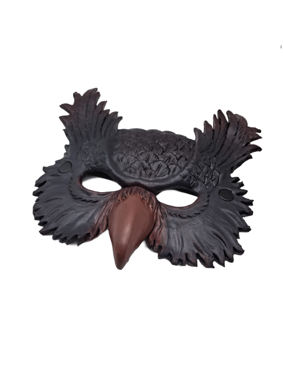 Owl Mask Halloween Masquerade Foam Mask Bird Animal Half Face Mask For Cosplay Costume