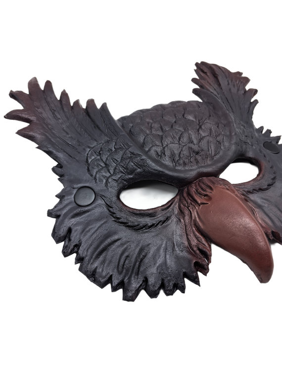 Owl Mask Halloween Masquerade Foam Mask Bird Animal Half Face Mask For Cosplay Costume