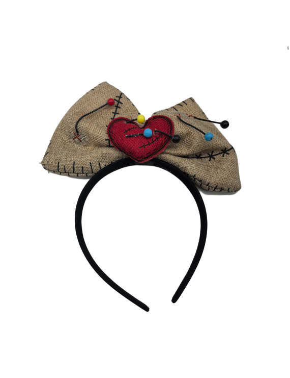 Voodoo Bow Headband Halloween Costume Hair Accessories For Women And Girls