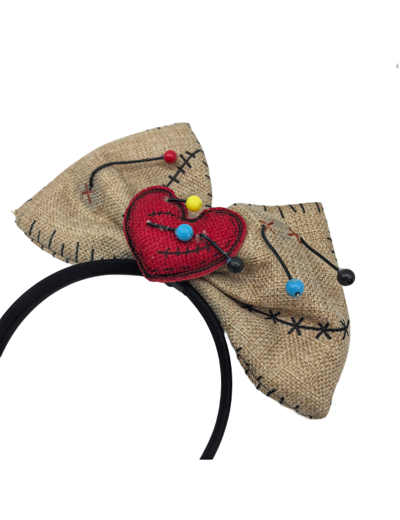 Voodoo Bow Headband Halloween Costume Hair Accessories For Women And Girls