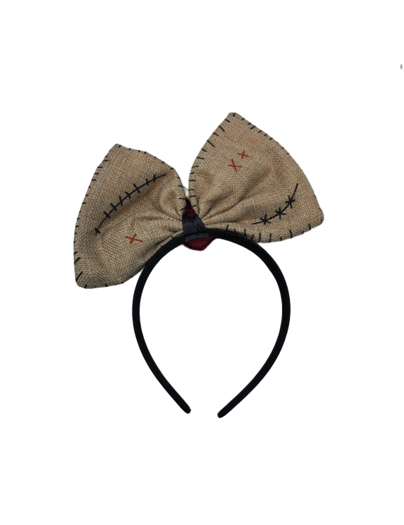 Voodoo Bow Headband Halloween Costume Hair Accessories For Women And Girls