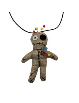 Halloween Voodoo Doll Necklace Halloween Voodoo Doll Necklace