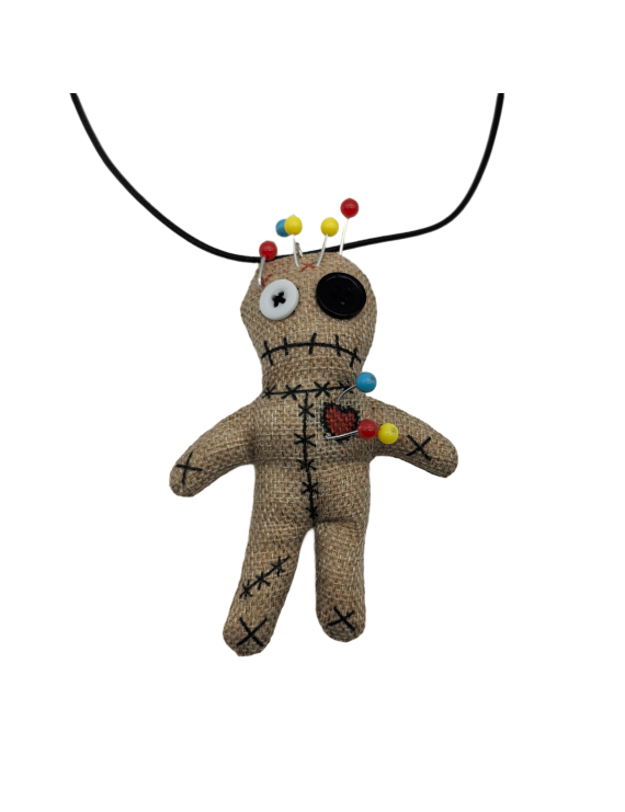Halloween Voodoo Doll Necklace