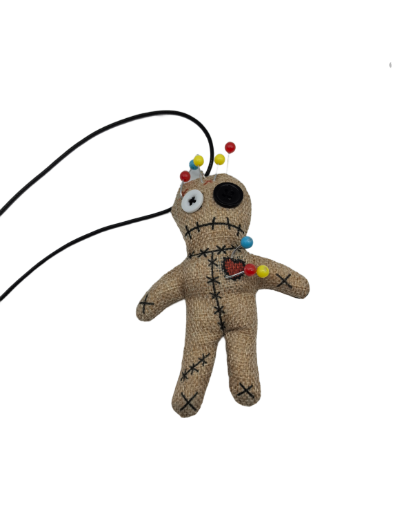 Voodoo Doll Costume Accessories Bowknot Hairhoop And Necklace