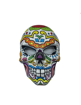 Flora Pattern Skull Masquerade Masks For Halloween Cosplay Mexican Masquerade Party