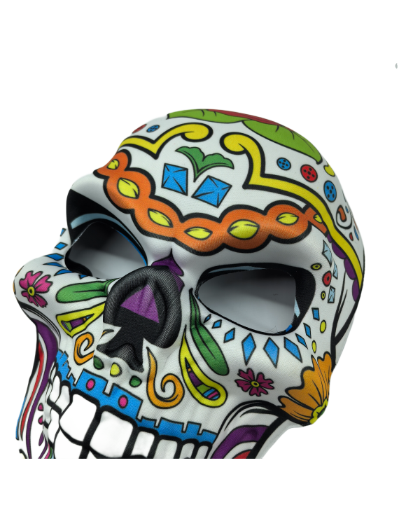 Flora Pattern Skull Masquerade Masks For Halloween Cosplay Mexican Masquerade Party