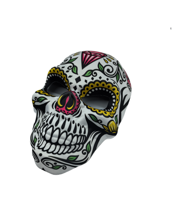 Diamond Pattern Skull Masquerade Masks For Halloween Cosplay Mexican Masquerade Party