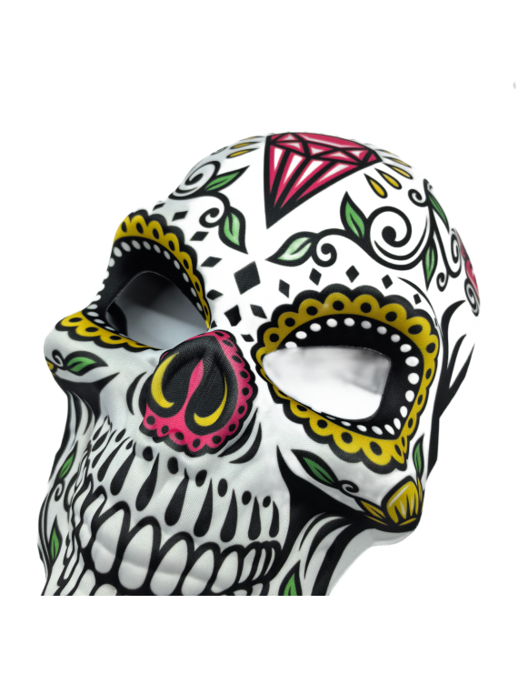 Diamond Pattern Skull Masquerade Masks For Halloween Cosplay Mexican Masquerade Party